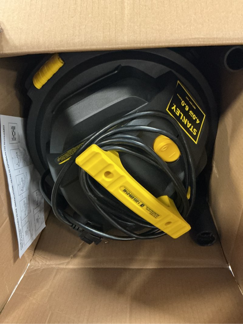 Condition photo showing Good Condition for Stanley - SL18116P Wet/Dry Vacuum, 6 Gallon, 4 Horsepower Black Black 6 Gallon, 4.0 HP AC Wet/Dry Vacuum