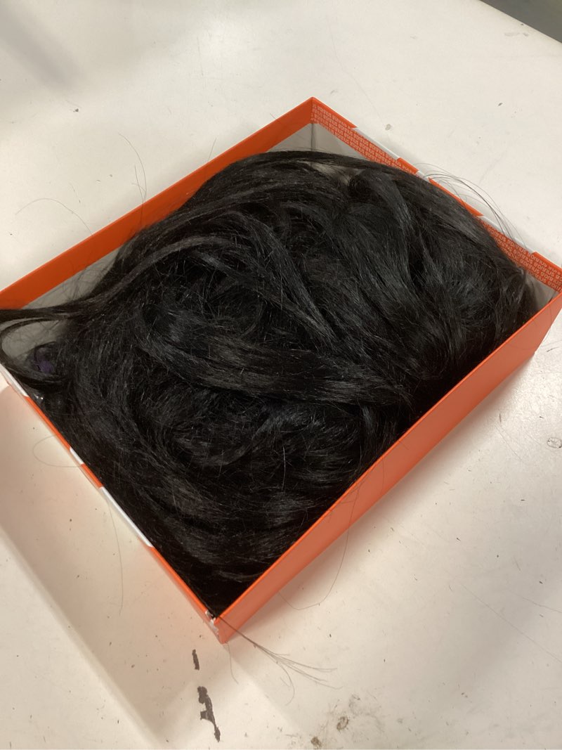 Condition photo showing As Is for (Color black)GORGIUS Glueless Wigs with Bang Golden Blonde Loose Body Wave Wig Put on and Go Pre Bleached True Scalp Long Fringe Bangs Wig Upgraded with Style-Archive Premium Fiber Blonde?Loose Body Wave
