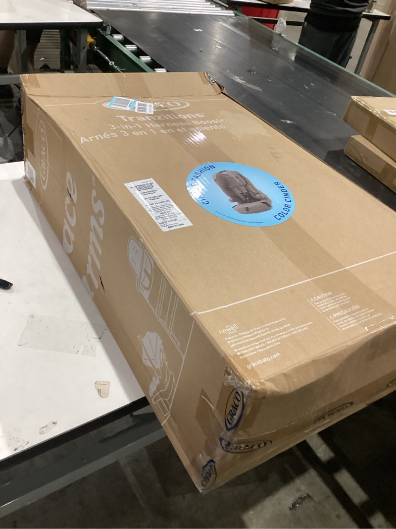 Condition photo showing New/Like New for Graco Tranzitions 3-in-1 Harness Booster Car Seat, Forward Facing Car Seat, Highback, to Backless Booster, Cinder Cinder 2.0