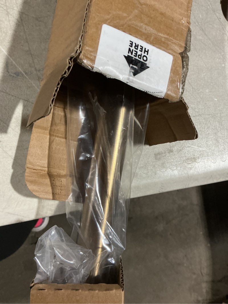 Condition photo showing Good Condition for ivilon tension curtain rod - spring tension rod for windows or shower, 54 to 90 inch. warm gold