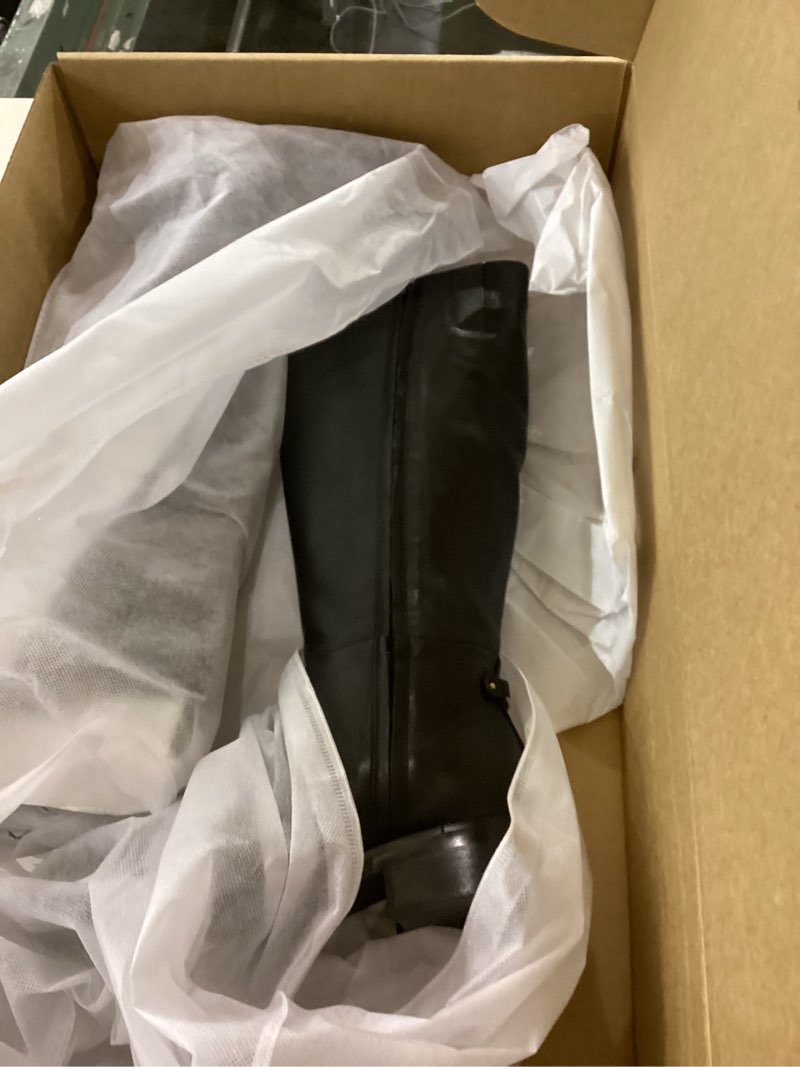 Sam Edelman Mable Equestrian Boot Black Leather 5 Medium