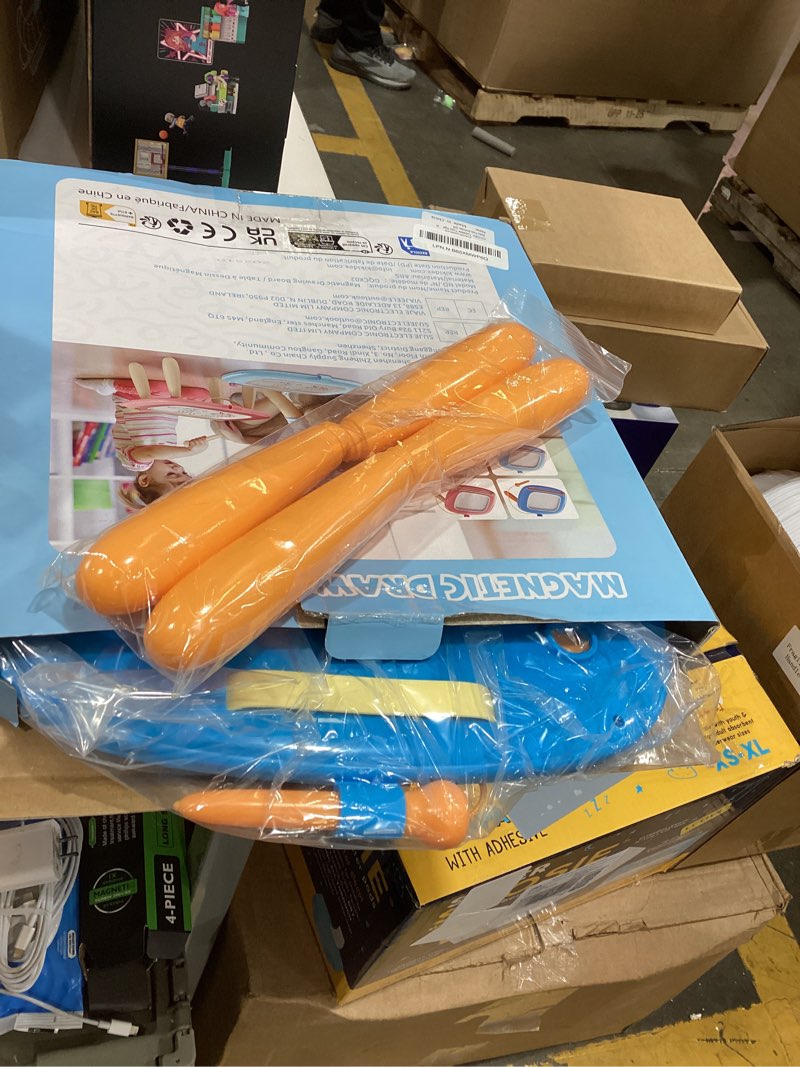 Condition photo showing New/Like New for Kikidex Magnetic Drawing Board, Toddler Girl Toys for 1-2 Year Old, Doodle Board Pad Learning and Educational Toys for 1 2 3 Year Old Baby Kids Birthday Gift(Light Blue)