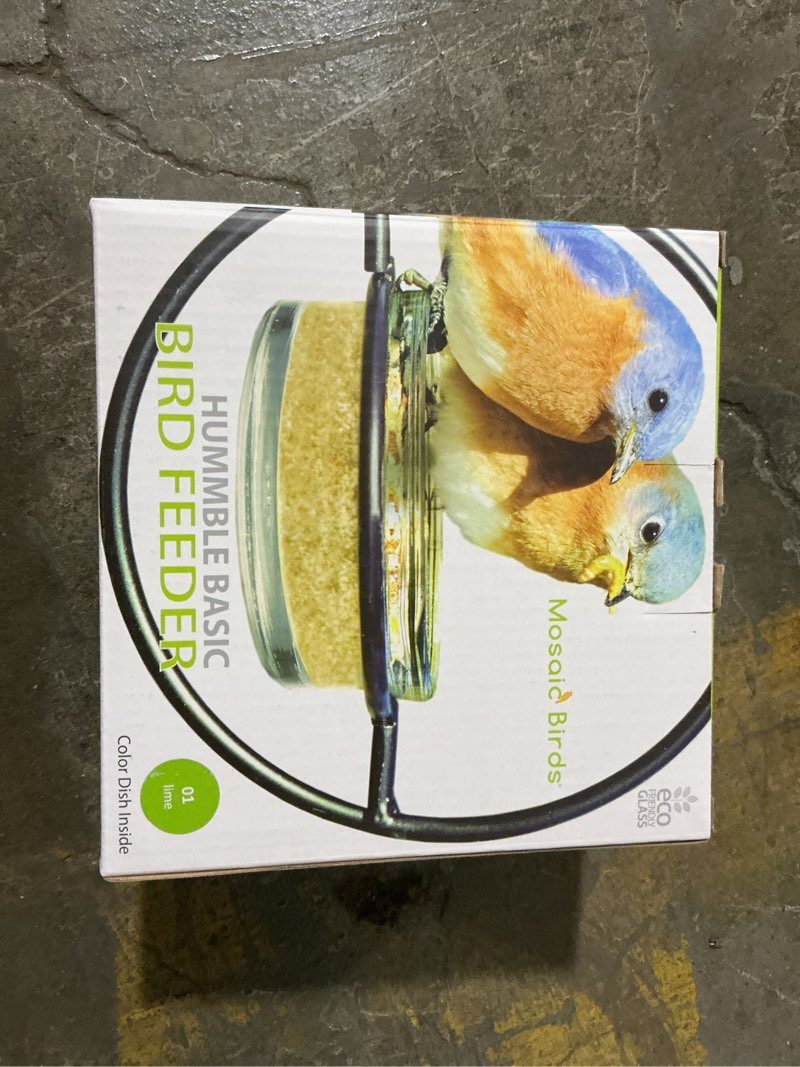 Condition photo showing New/Like New for Mosaic Birds M045-200-01 Hummble Basic Bird Feeder  Lime