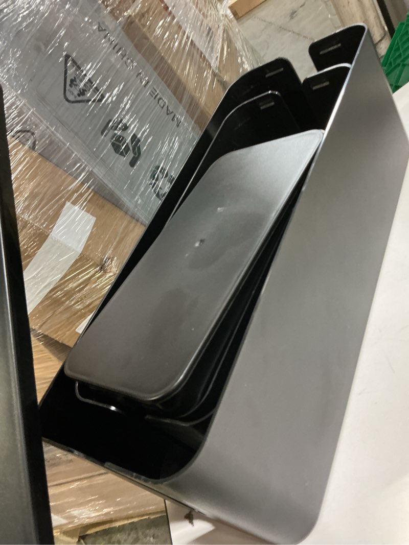 Condition photo showing Good Condition for Cable Organizer Box Set of Three, Power Cover Cord Holder Surge Protector for Desk (Black)