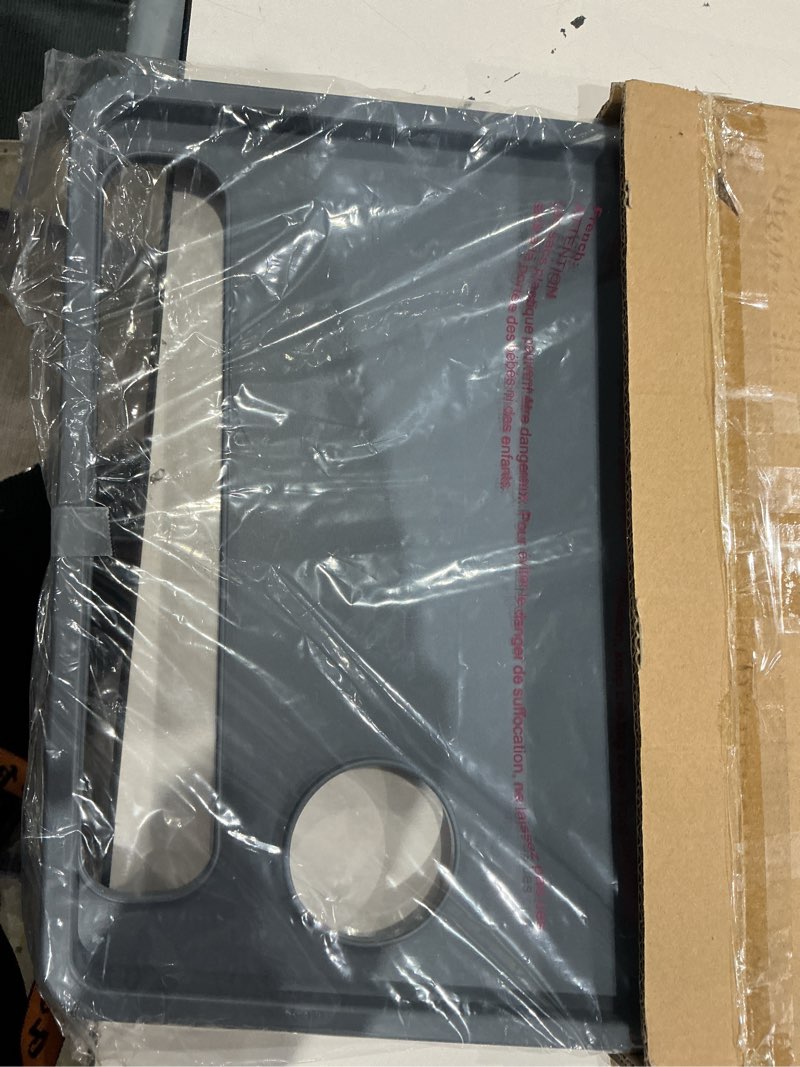 Condition photo showing Good Condition for incomplete ))bluestone walker tray- upright with holders-universal table fits most standard folding walkers-home mobility medical equipment accessories, 1 count (pack of 1)