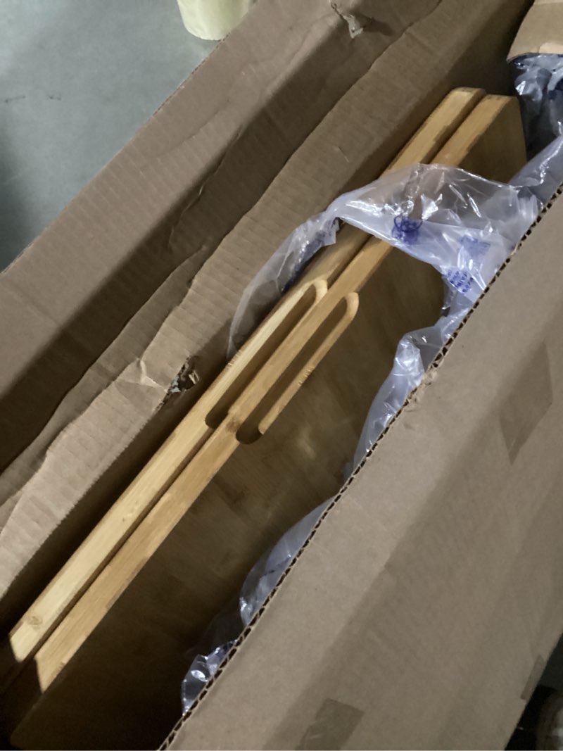 Condition photo showing As Is for Similar to photo) 30 Inch Extra Large Bamboo Cutting Boards for Kitchen, Wood Cutting Board with Deep Juice Groove and Handle Heavy Duty Chopping board, Oversized Stove Top Cover, Kikcoin, 30\" x 20\"