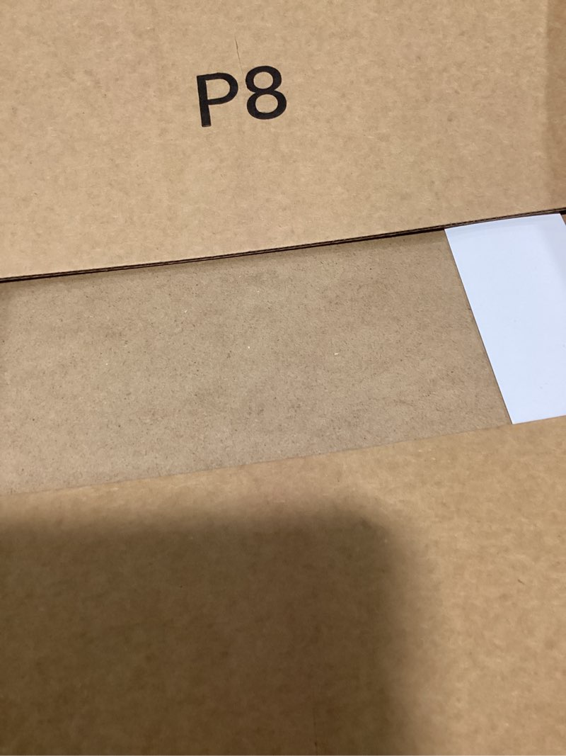 Condition photo showing As Is for upsimples 16x20 picture frame, display pictures 11x14 with mat or 16 x 20 without, wall hanging poster frame, white, 1 pack white 16x20