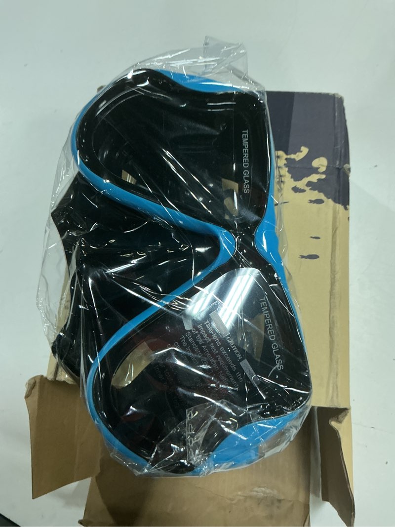 Condition photo showing Good Condition for keary swimming goggles snorkel diving mask for adult men women youth, anti-fog 180°clear view swim goggles with nose cover ?2pack?blue & pink