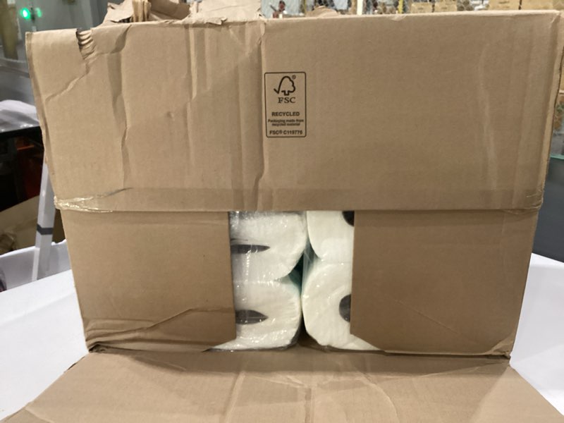 Condition photo showing New/Like New for Amazon Brand - Presto! Flex-a-Size Paper Towels, 158 Sheet Huge Roll, 12 Rolls (2 Packs of 6), Equivalent to 38 Regular Rolls, White 6 Count (Pack of 2) White