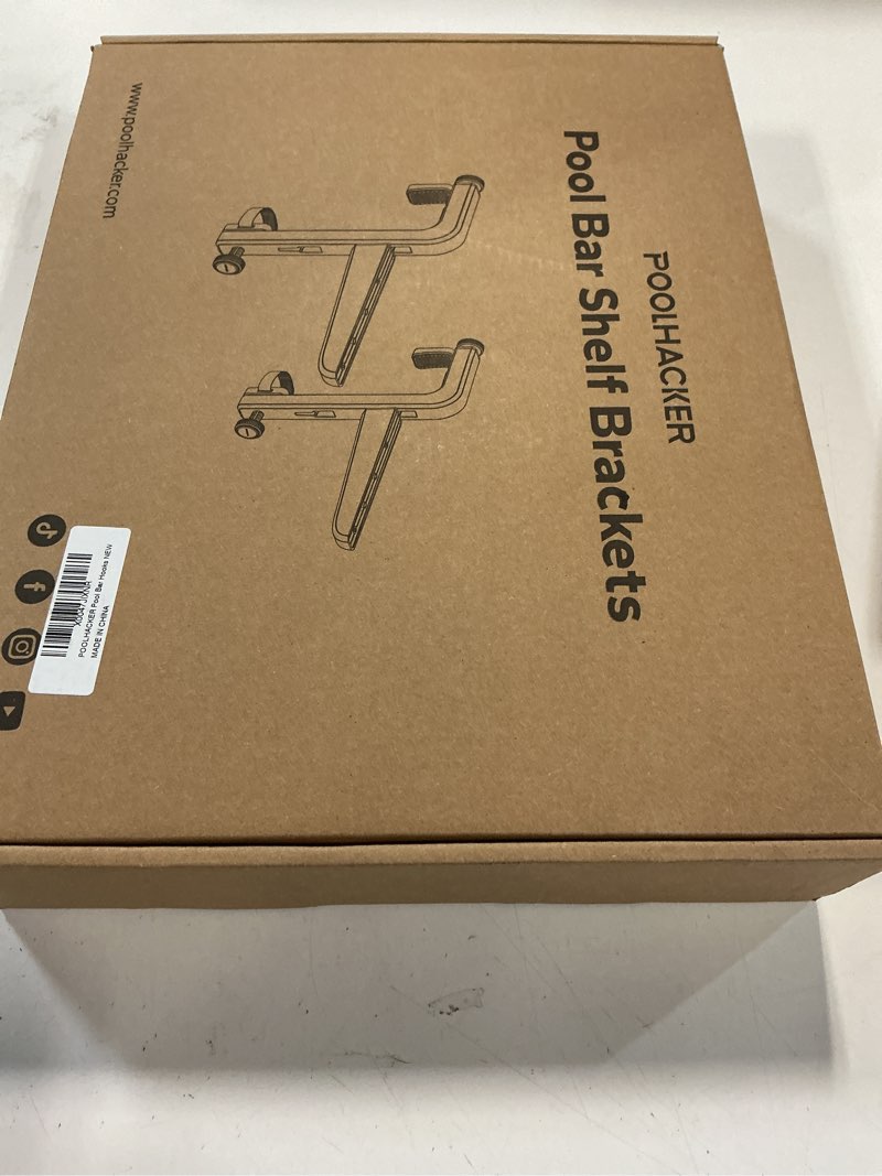 Condition photo showing New/Like New for Pool Bar Hooks, Boards Not Included,Exclusively for Above-Ground?Round & Oval 3 Inches and Less? Pools, Organize Poolside Accessories