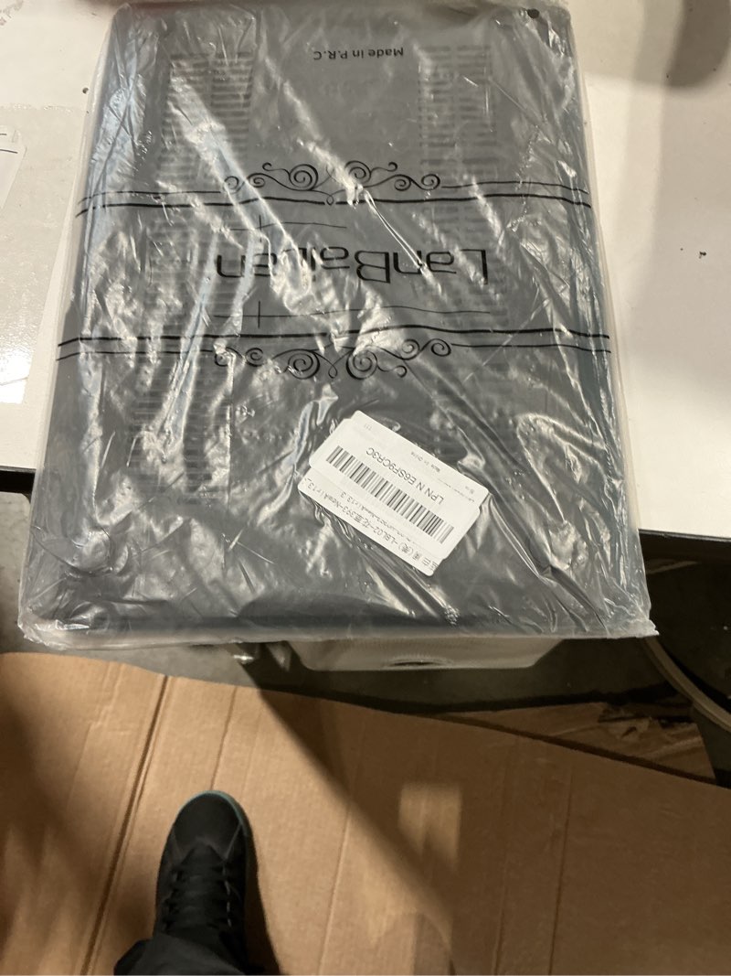 Condition photo showing Good Condition for lanbailan compatible for new macbook air 13 inch 2020 2019 2018 release a2337 m1 a2179 a1932 retina display with touch id laptop plastic hard shell protective case & keyboard cover, dark green grass
