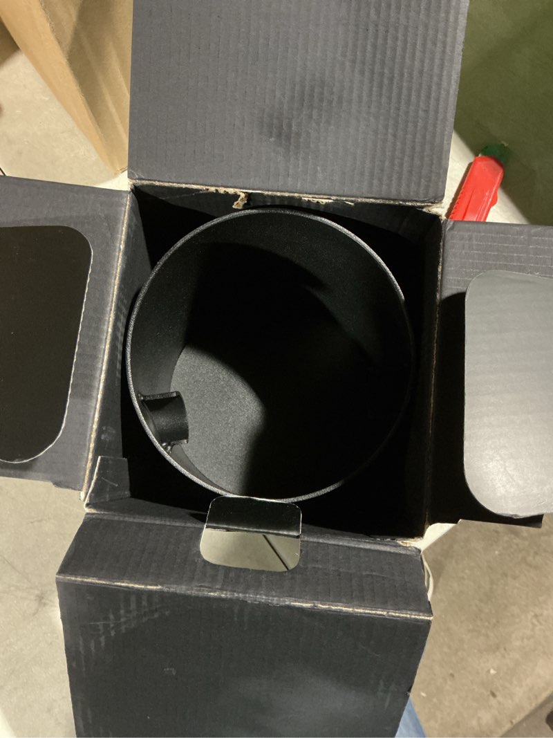 Condition photo showing Good Condition for Normcore Espresso Knock Box, 1L Capacity Holds 20-25 Espresso Pucks, Stainless Steel with Walnut Non-Slip Base, Knock Bin For Home Baristas, Black Black S: 1L
