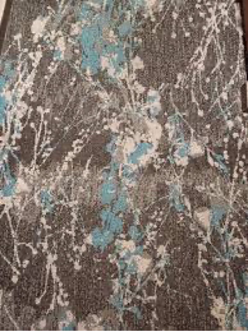 Instanbul area rug 5x7 blue/grey design 8502A