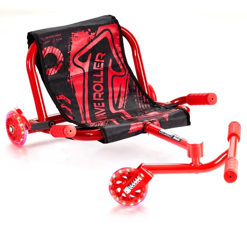 vevor ride on scooter, load capacity of 198 lbs, swing side-to-side for amazing ride powered by zig-zag motion, ride on drifting toy for ages 10+, rides on any hard surface for indoor & outdoor, red