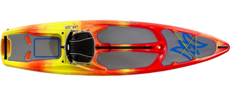 Perception Hi Life 11 | Sit on Top Kayak for Adults | Hybrid SUP Stand up Paddle Board Kayak | 11'