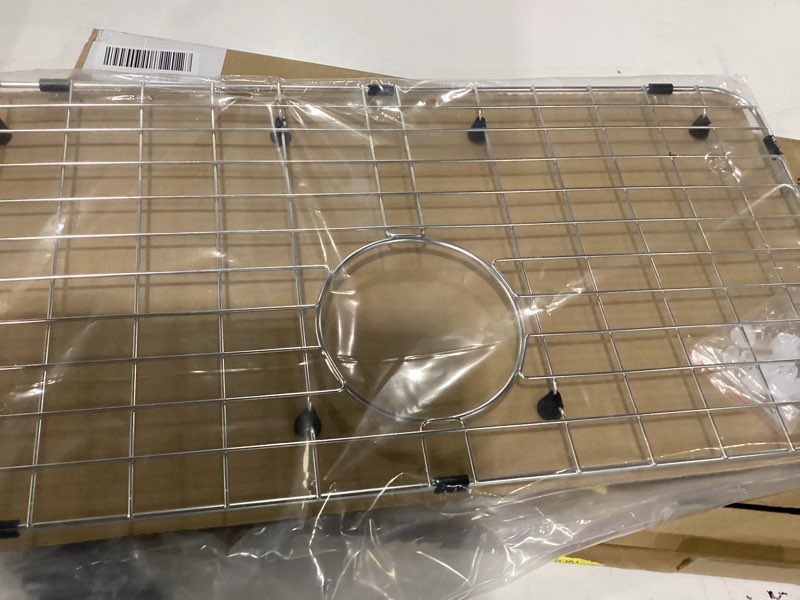 Condition photo showing New/Like New for Serene Valley 25-1/4" X 12-1/2“ Sink Grid, Rear Drain with Corner Radius 1-1/2", NLW2513R