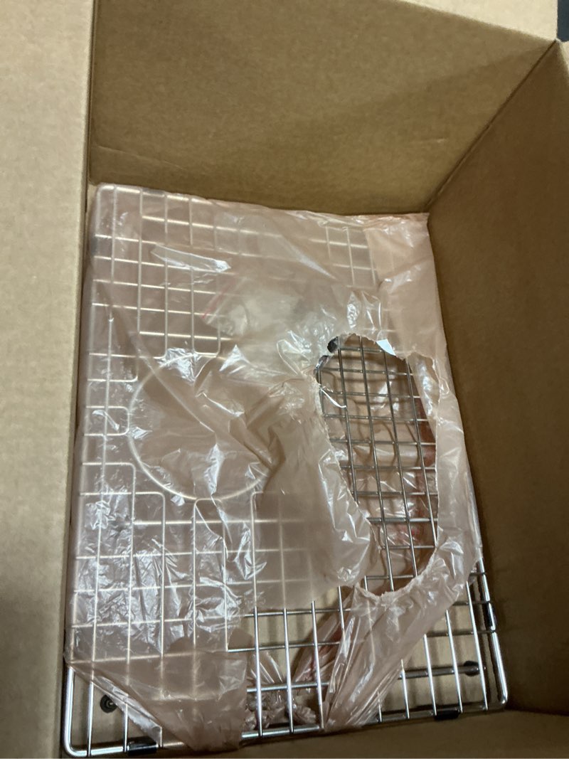 Condition photo showing Good Condition for Serene Valley Sink Grid 19" X 14-1/8", Rear Drain with Corner Radius R 3/8", SVH1914R