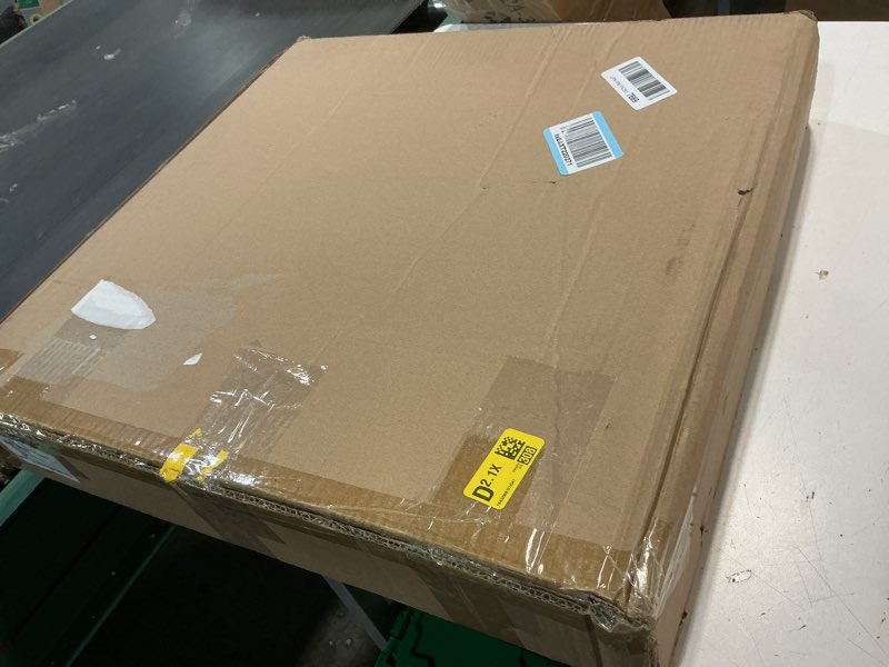 Condition photo showing New/Like New for pull out cabinet organizer, 2 tiers 23"w x 21"d, heavy duty smooth sliding under cabinet shelves for pots and pans, full-extension roll out drawers, slide out organization for home kitchen pantry chrome 23" w x 21" d (2-tier)