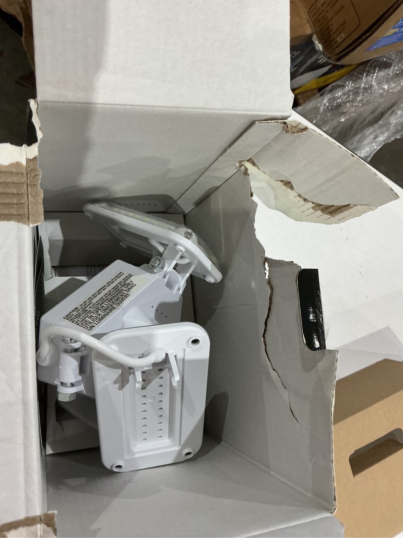 Condition photo showing As Is for bell + howell 2000-lumen led screw-in ceiling-mounted work light