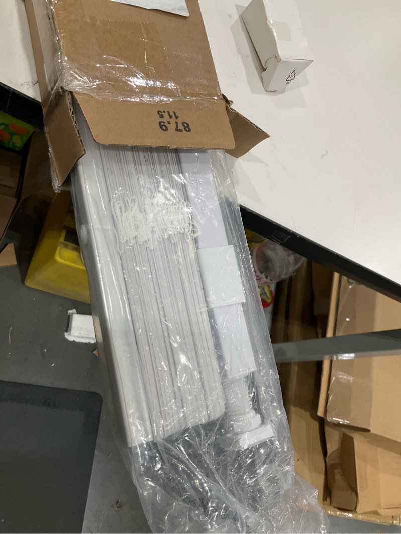 Condition photo showing Good Condition for LazBlinds No Tools No Drill Cordless 1" Vinyl Mini Blinds, 100% Privacy S-Curve Blinds for Indoor Windows, Room Darkening Horizontal Window Blinds and Shades for Home, 35" W x 64" H, White White 35" W x 64" H