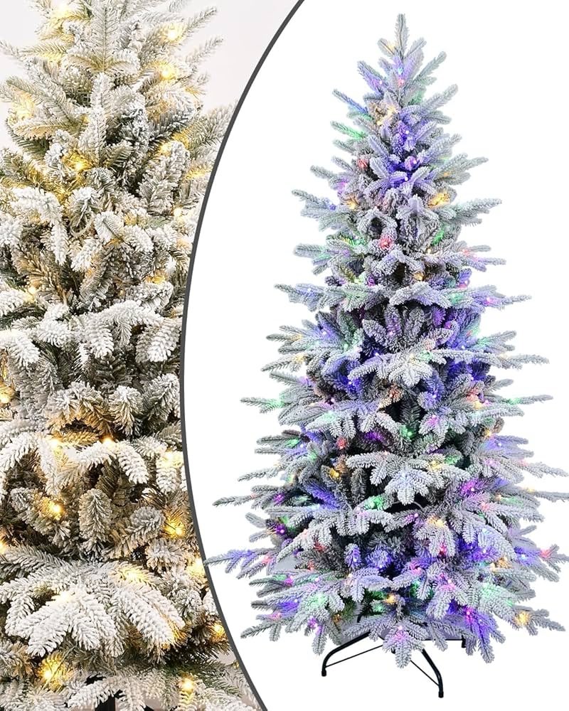 Illuminate Your Holidays 7.5Ft  with a Stunning Pre-lit Christmas Tree