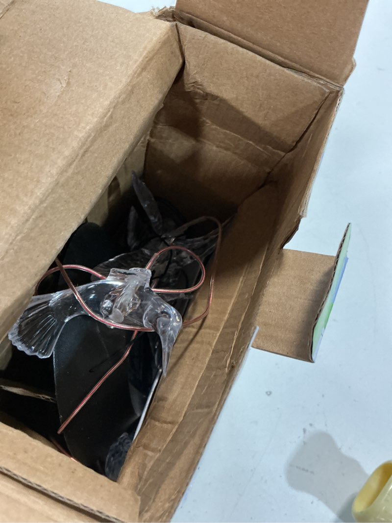 Condition photo showing Good Condition for mainstays solar hummingbird outdoor mobile with color-changing led lights, weather-resistant