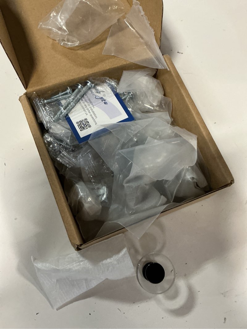 Condition photo showing New/Like New for lontan 10 pack crystal cabinet knobs glass black drawer knobs for cabinets | round acrylic knobs for dresser, closet, bathroom, kitchen, aluminum alloy base, modern style, easy install