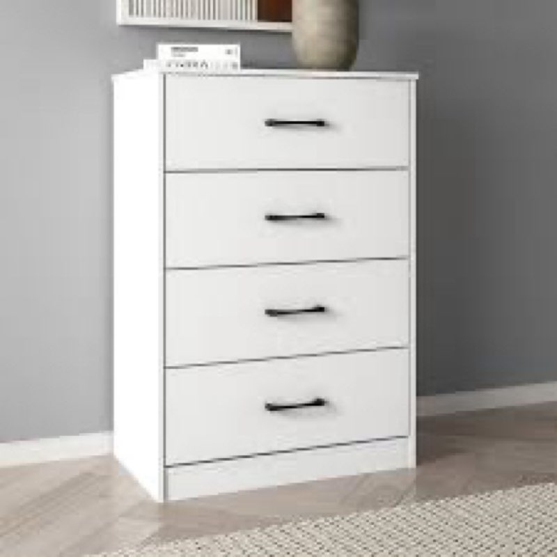 mainstays ardent 5 drawer dresser white