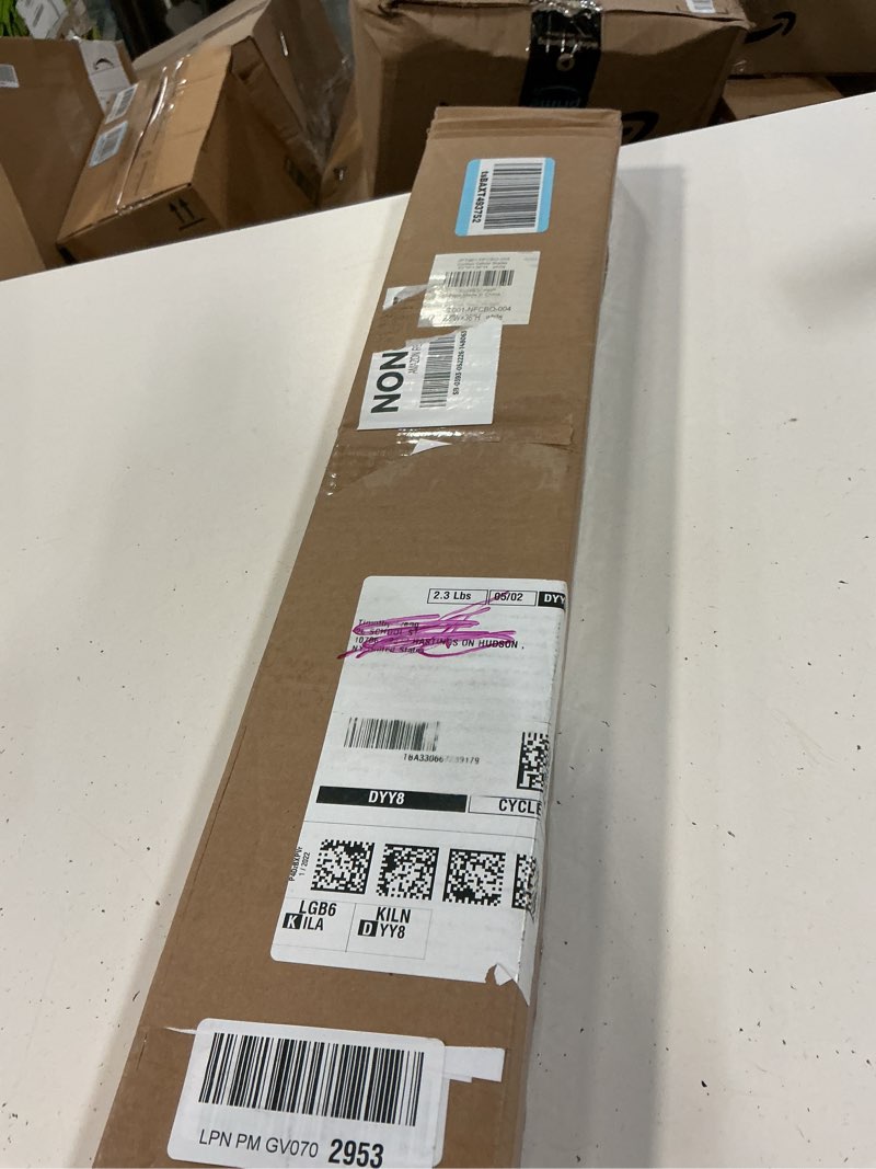Condition photo showing New/Like New for lazblinds no tools no drill cordless cellular shades, blackout light blocking honeycomb shades for home, thermal insulation blinds for windows, 22" w x 36" h, white blackout-white 22" w x 36" h