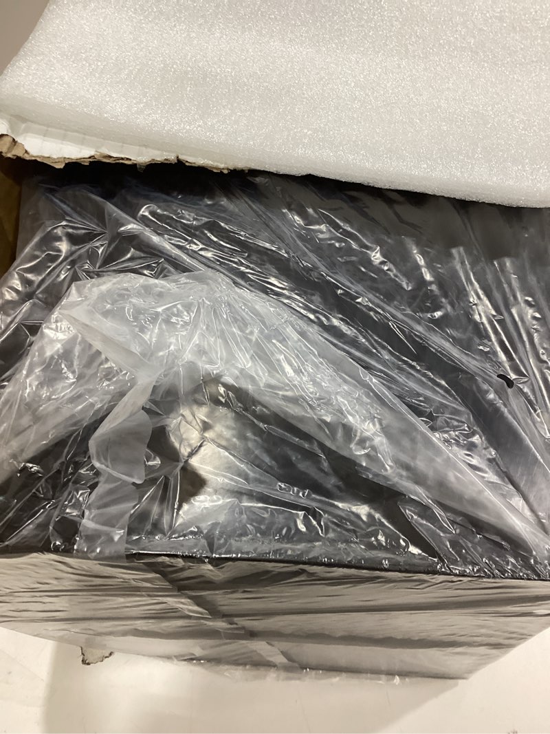 Condition photo showing New/Like New for black metal mailboxes for outside post mount, standard mail box, galvanized steel heavy duty mailbox, medium capacity, 19 x 8.7 x 6.7 inches