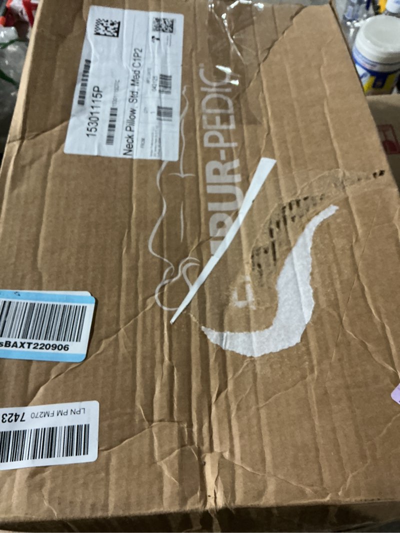 Condition photo showing As Is for Tempur-Pedic TEMPUR-Ergo Neck Pillow, Medium Profile, White Medium Profile 1