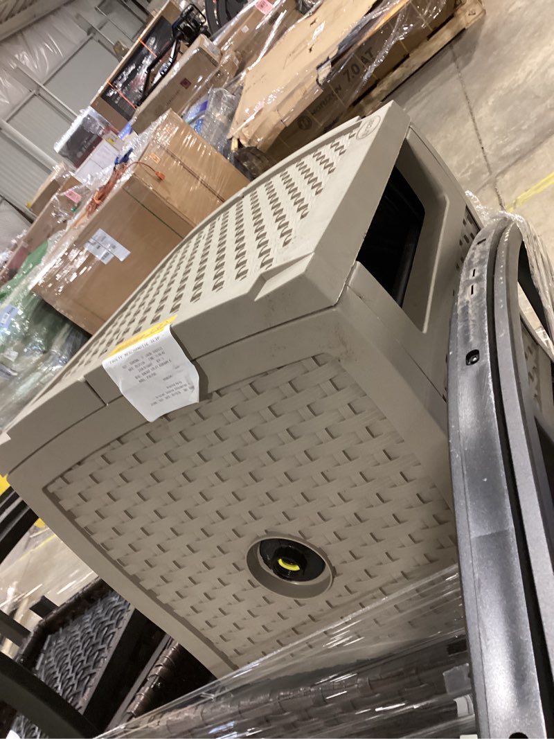 Condition photo showing Good Condition for suncast slide trak hideaway plastic 175-ft container hose reel