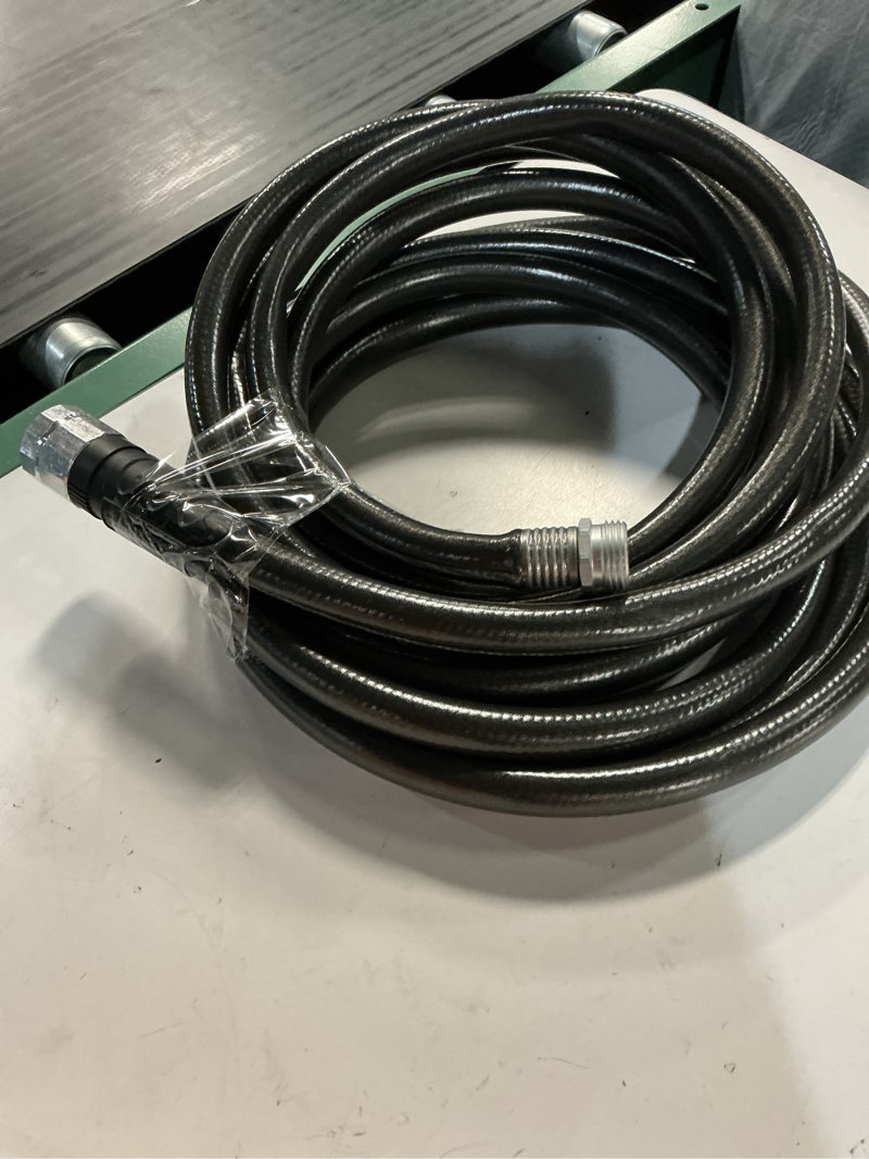 Condition photo showing Good Condition for neverkink teknor apex 5/8-in x 25-ft heavy -duty kink free vinyl gray coiled hose