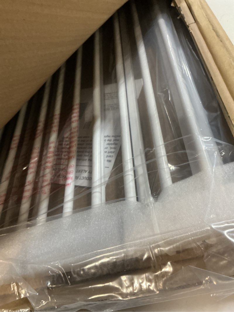 Condition photo showing Good Condition for keny 36" Extra Tall Baby Gate for Stairs, 29"-55" Wide Auto Close Dog Gate for Doorways, Pressure Mounted Easy Walk Through Pet Gate with Door, White White 29-55"Wide, 36"Tall