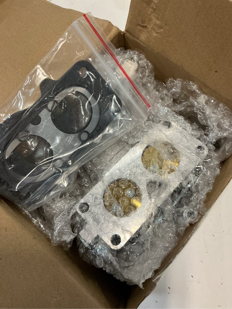 Condition photo showing Good Condition for 791230 carburetor carb replacement for briggs & stratton 400000/440000 john deere lawn mower l111 la120 part# 799230, 699709, 499804, mia10632