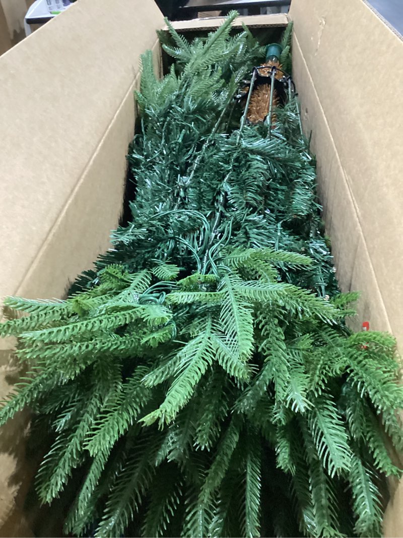 Condition photo showing New/Like New for 8 FT Pre-Lit Artificial Christmas Tree with 400 Dual-Color LEDs & Timer, 890 Realistic Branch Tips, Metal Stand for Holiday Home Christmas Decorations 8FT Tree