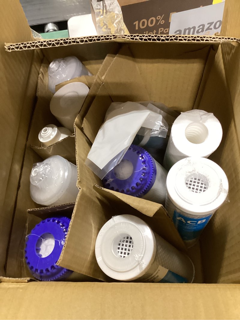 Condition photo showing New/Like New for Express Water – 1 Year Alkaline Reverse Osmosis System Replacement Filter Set – 10 Filters with 50 GPD RO Membrane – 10 inch Size Water Filters 50 GPD 12 Months