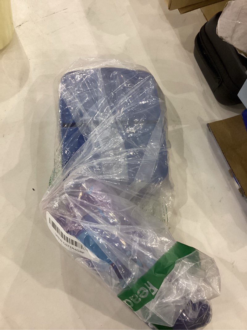 Disney Stitch Kids Lunch Box with Compartments and Water Bottle for School (Blue/Purple)