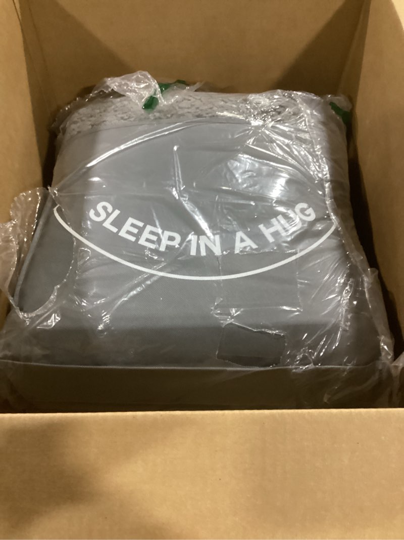 Condition photo showing New/Like New for Uttermara Weighted Blanket Queen Size 15 Pounds for Adults, Sherpa Faux Fur Heavy Blanket for Couch Bed, Super Soft Plush Fleece & Cozy Sherpa Reverse, Luxury Long Fur Throw Blankets, 60" x 80", Gray Grey 60"x80" 15LBS