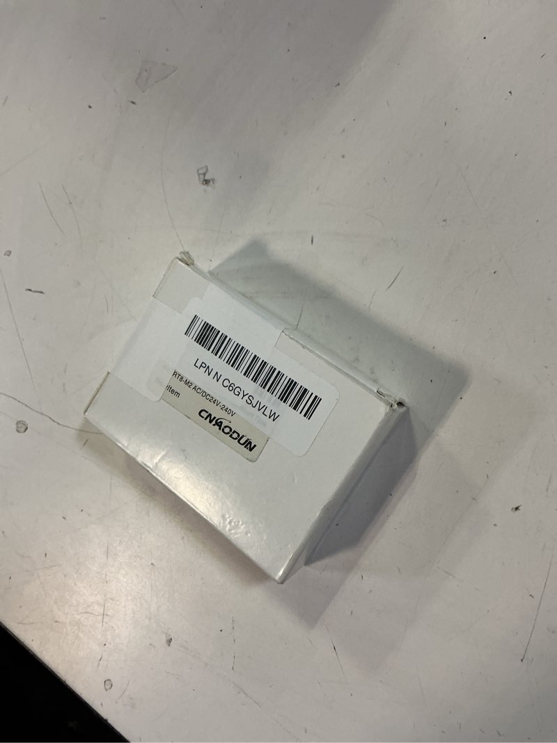 Condition photo showing New/Like New for cnaodun multifunction time relay hycrt8-m2 0.1s-10days 16a ac/dc 24-240v 2 outputs10 function choice