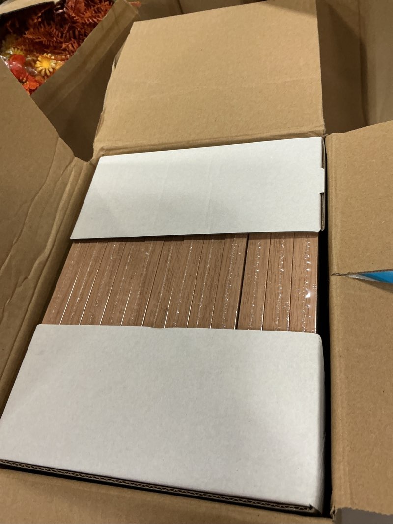 Condition photo showing New/Like New for 8x10 inch Picture Frame, 8x10 Photo Frames with 5x7 Removable Mat - High Definition Plexiglass - Vertical and Horizontal Display - Wall Hanging Frame - Oak Color, 12 Pack 8x10, 12P Oak