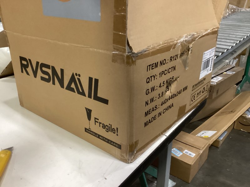 RVSNAIL 14" RV Roof Vent with 10-Speed Reversible Control: 12V Super Quiet RV Vent Fan for Camper, T