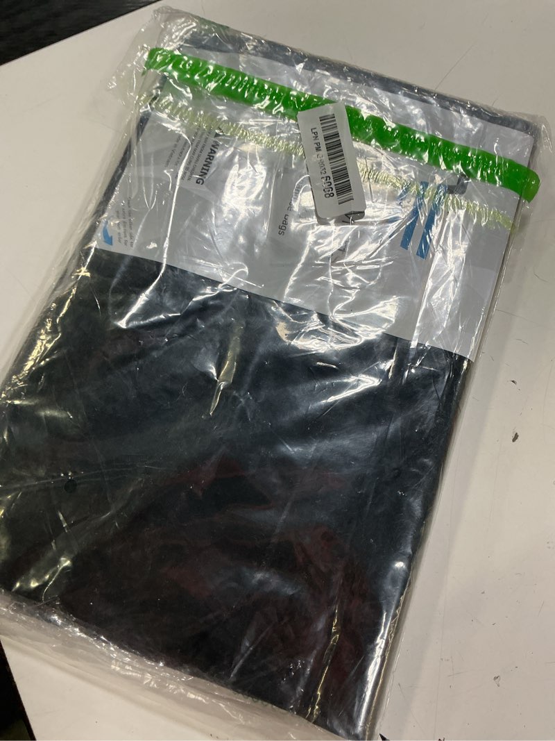 Condition photo showing Good Condition for 100 black plastic bags with handles – 12"x15" glossy 2 mil thick black retail bags suitable for merchandise and gifts