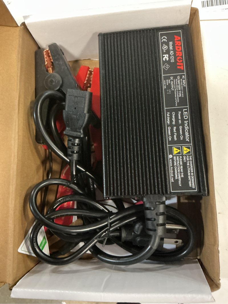Condition photo showing Good Condition for 14.6v 10a lithium battery charger 12v lifepo4 battery charger ac-dc smart charger with led indicator special for lifepo4 deep cycle rechargeable batteries of boat, rv