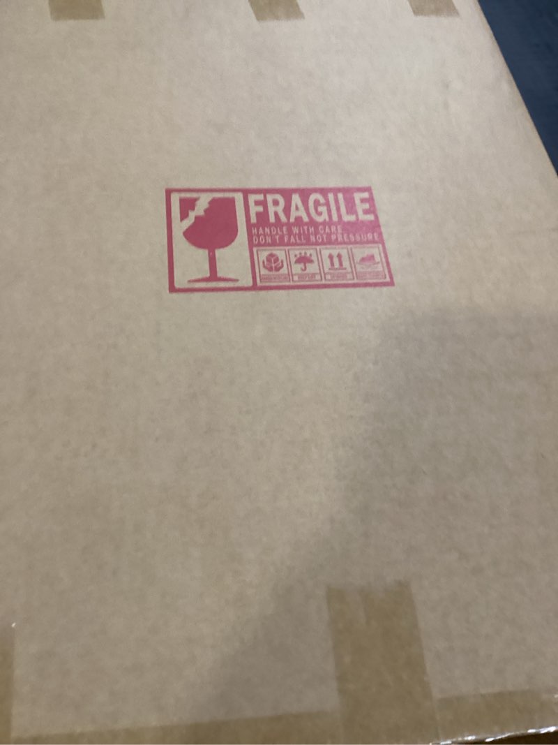 Condition photo showing Good Condition for AAZZKANG Irregular Wall Mirror 26"x18" Black Asymmetrical Wall Mounted Mirrors Modern Wood Frame Mir