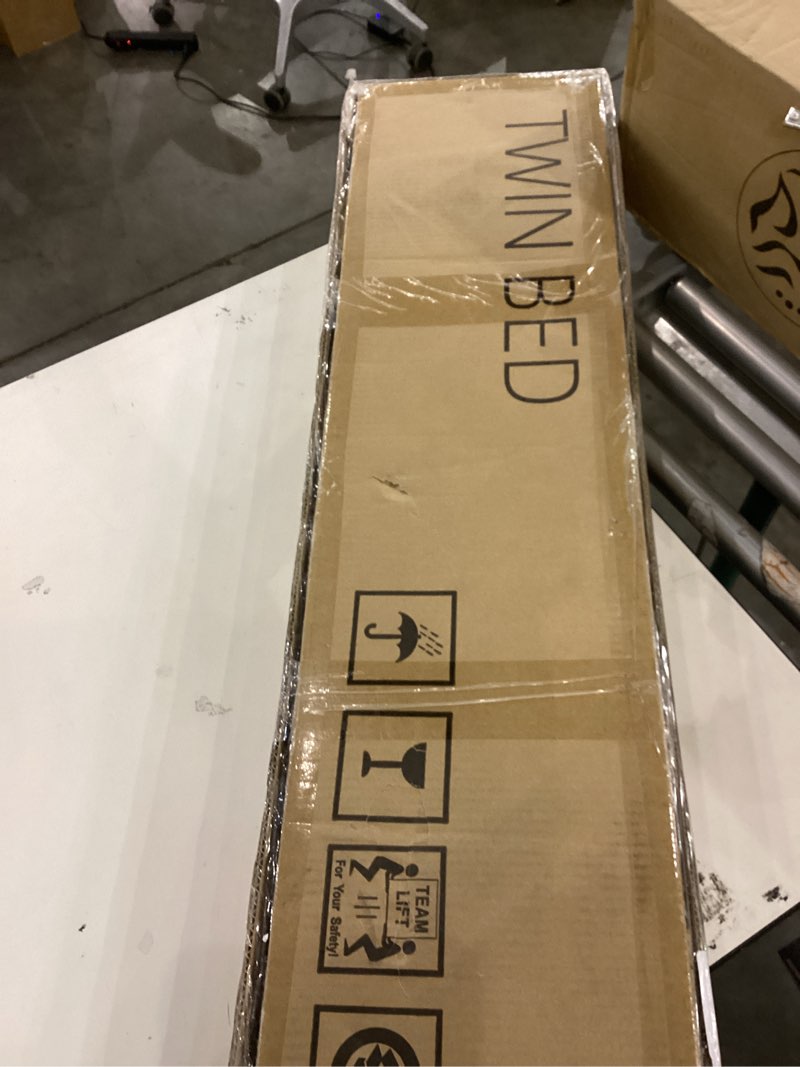 Condition photo showing New/Like New for Gyabnw 14 Inch Twin Size Bed Frame, Metal Platform Heavy Duty Metal Platform, All-Metal Support System, No Box Spring Needed, Easy Assembly,Noise Free - Twin