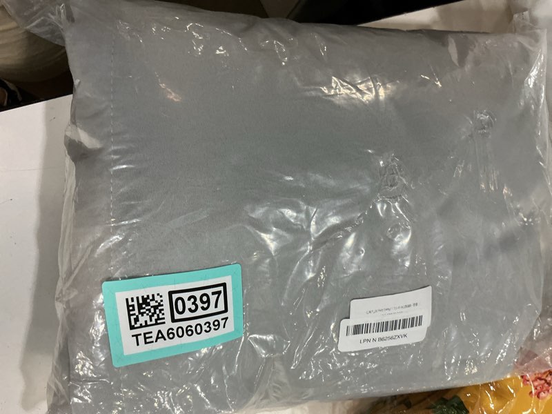 Condition photo showing Good Condition for kneqoit 3-in-1 100% blackout curtains 84 inches long-thermal insulation, soundproof back tab drapes for bedroom living room, with pin hooks, gray, 50x84 inch, 1 panel grey 50"w x 84"l (pack of 1)