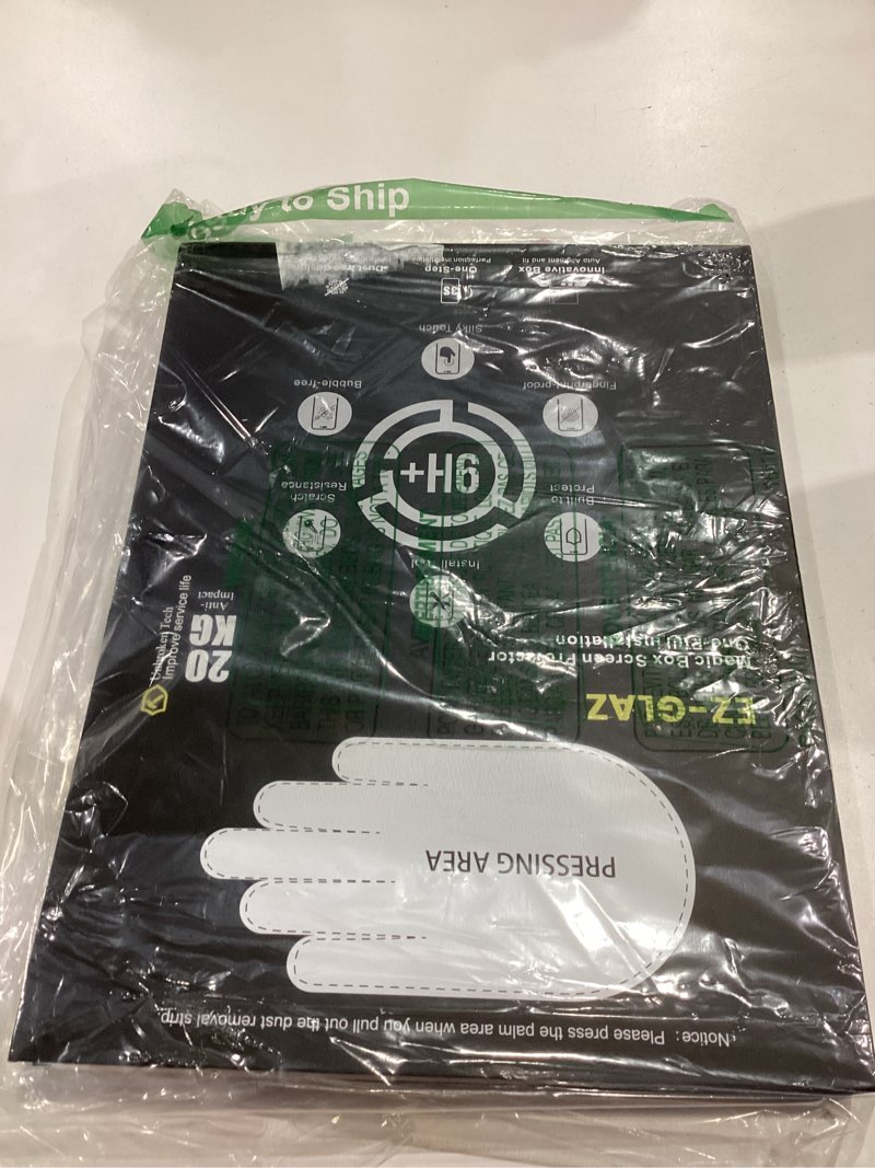 Condition photo showing Good Condition for EZ-GLAZ-2 Pack for iPad Pro 13 inch (M5) 2025/ (M4) 2024 Screen Protector, 9H+ Hardness 12FT Military Grade Shatterproof Long Durable Tempered Glass Film with Flawless Fit Box,Scratch Resistant HD Clear iPad Pro 13-in.M5/M4 (2025/2024)