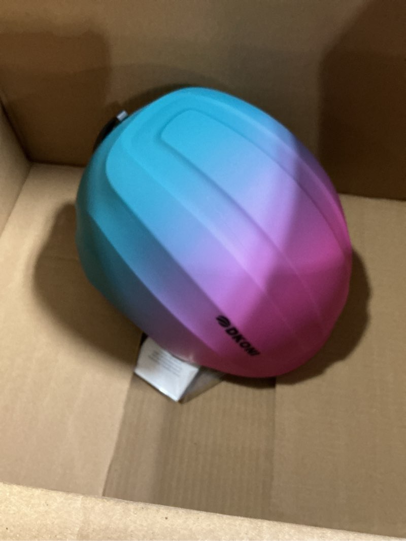 Condition photo showing Good Condition for dkoni ski helmet, snowboard helmet for men & women, two-stage adjustable ventilation system, snow sports helmet for adults, youth & big kids large: 22.5 -24.5 inch (58-62cm) black (color may vary)