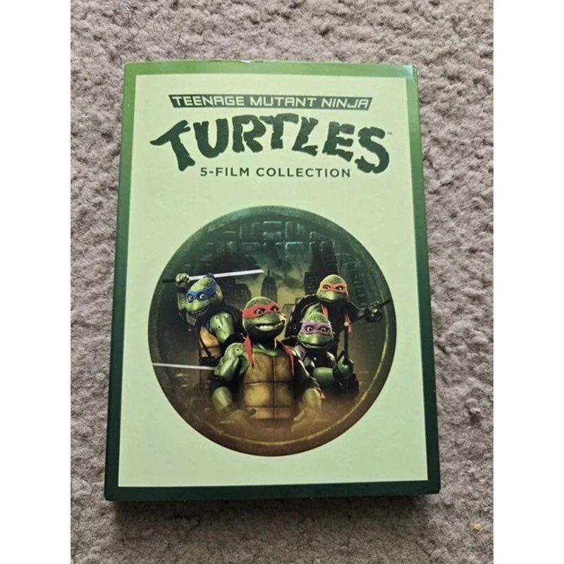 Teenage Mutant Ninja Turtles 5 Film DVD Collection (Sealed)